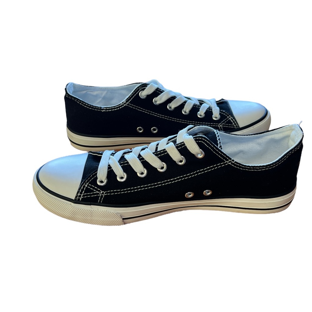 Fashion Sneakers Black White Sz 10